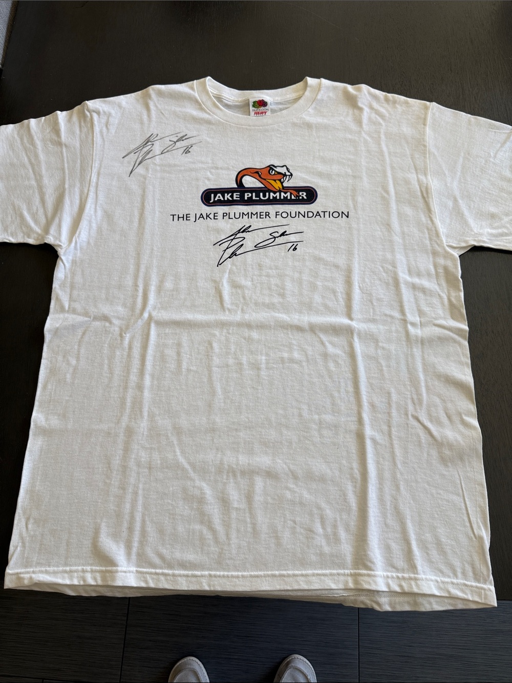 Men’s White Logo Tee
